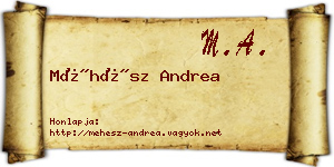 Méhész Andrea névjegykártya