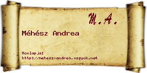 Méhész Andrea névjegykártya
